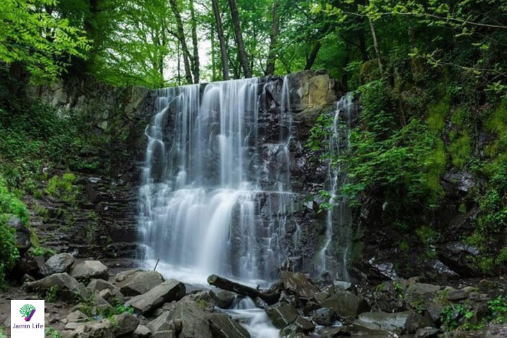 جامین هاب - جنگل سیاهکل آبشار لونک - گیلان